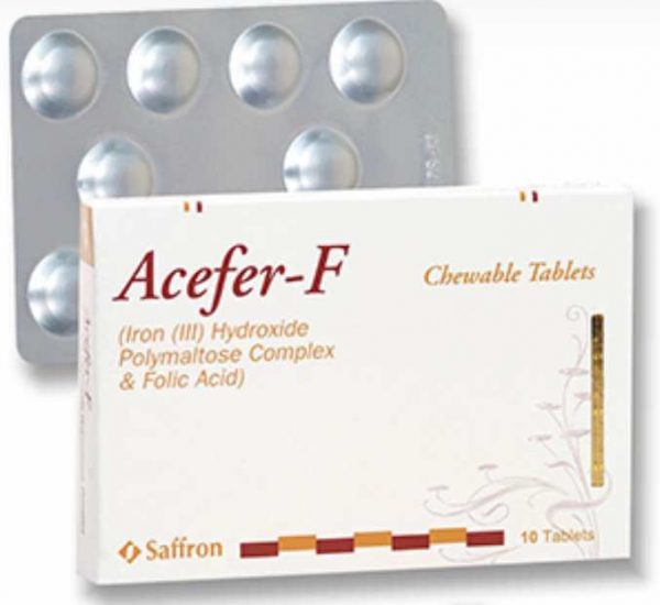 Acefer -F Chewable Tablets 10's