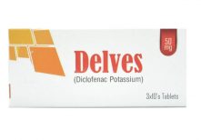 Delves 50mg Tablets 30's