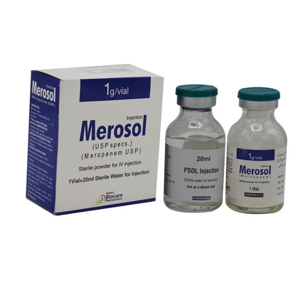 Buy Merosol 1g Injection Online in Pakistan