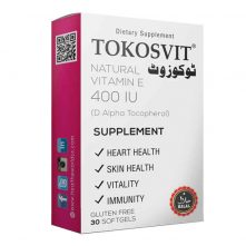 Tokosvit Natural Vitamin E 400 IU 30 Softgels