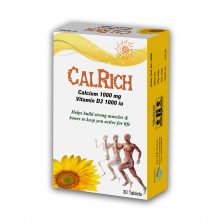 Calrich Tablet (Blister) (Calcium + Vitamin D3)