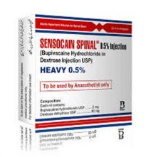 Sensocain Spinal Injection 0.5 % 5 Ampoules X 4ml