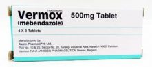 Vermox Tablets 500mg 12's