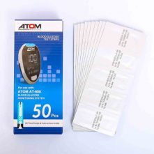 ATOM Blood Glucose Test Strips 50s