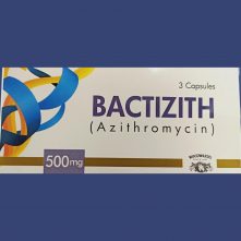 Bactizith Capsules 500mg 3's